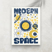 Modern Space – Affiche Espace Minimaliste