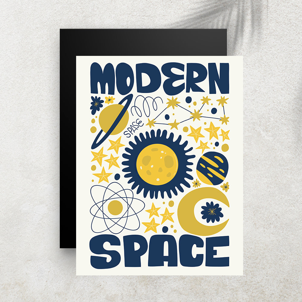 Modern Space – Affiche Espace Minimaliste